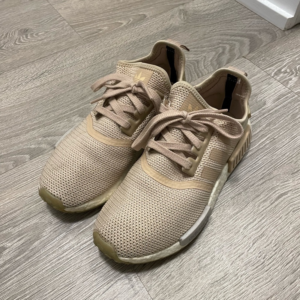(2/$80) Beige Adidas NMD sneakers